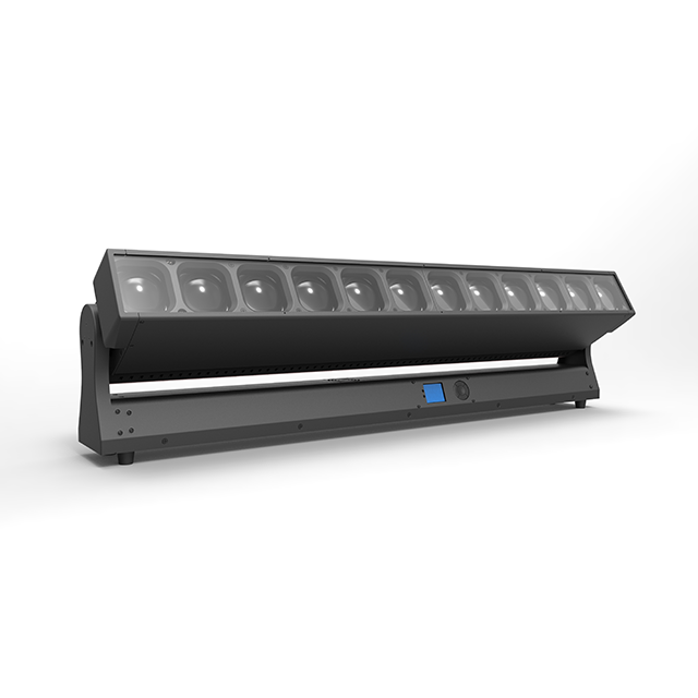 Tetra Bar 12×60W LED Pixel Moving Zoom Bar con inclinazione motorizzata 